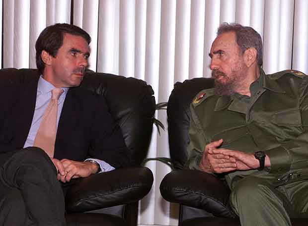 Aznar e Fidel 